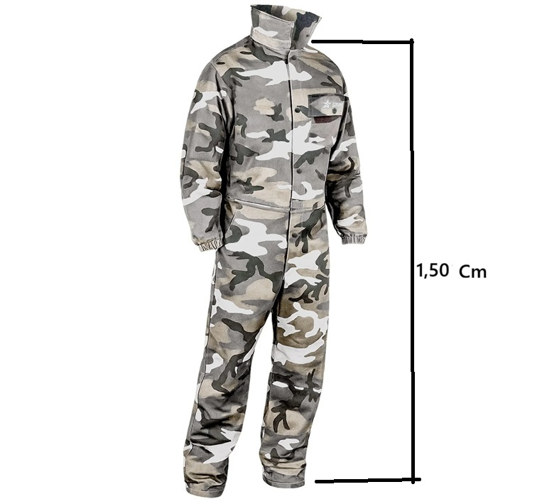 Buzo Camo Urban C/ Protector de Cuello S/M TALLA NIÑOS - *Envio Gratis